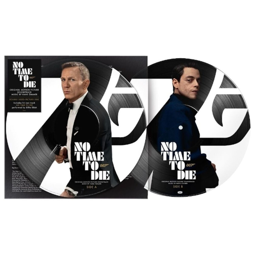 Hans Zimmer, Billie Eilish - OST No Time To Die (музыка к кинофильму Джеймс Бонд, LP, Picture Vinyl) #1