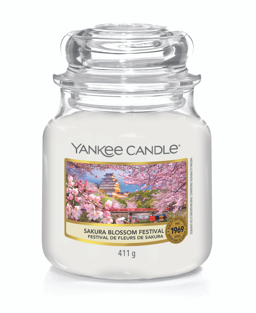 Yankee Candle Свеча ароматическая "Фестиваль цветения сакуры 411 гр"  #1