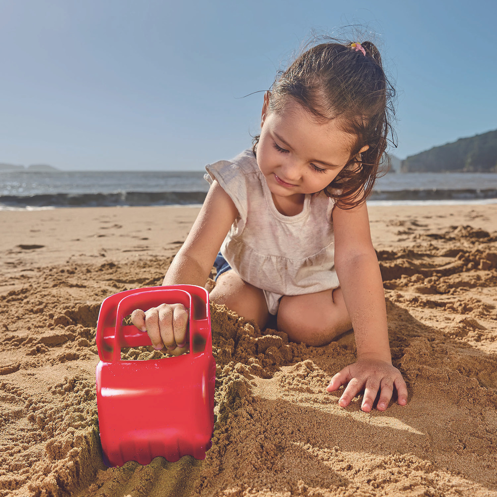 Игрушка для песка (море, песочница) "Ручной экскаватор", красная  #1