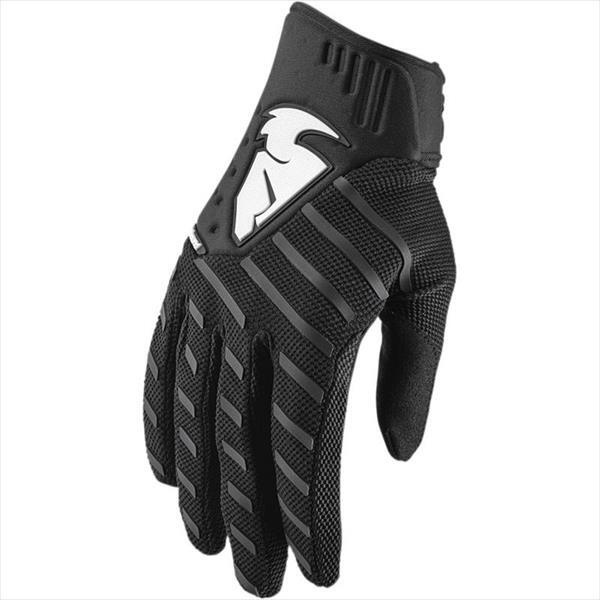 Кроссовые перчатки THOR REBOUND черные S #1