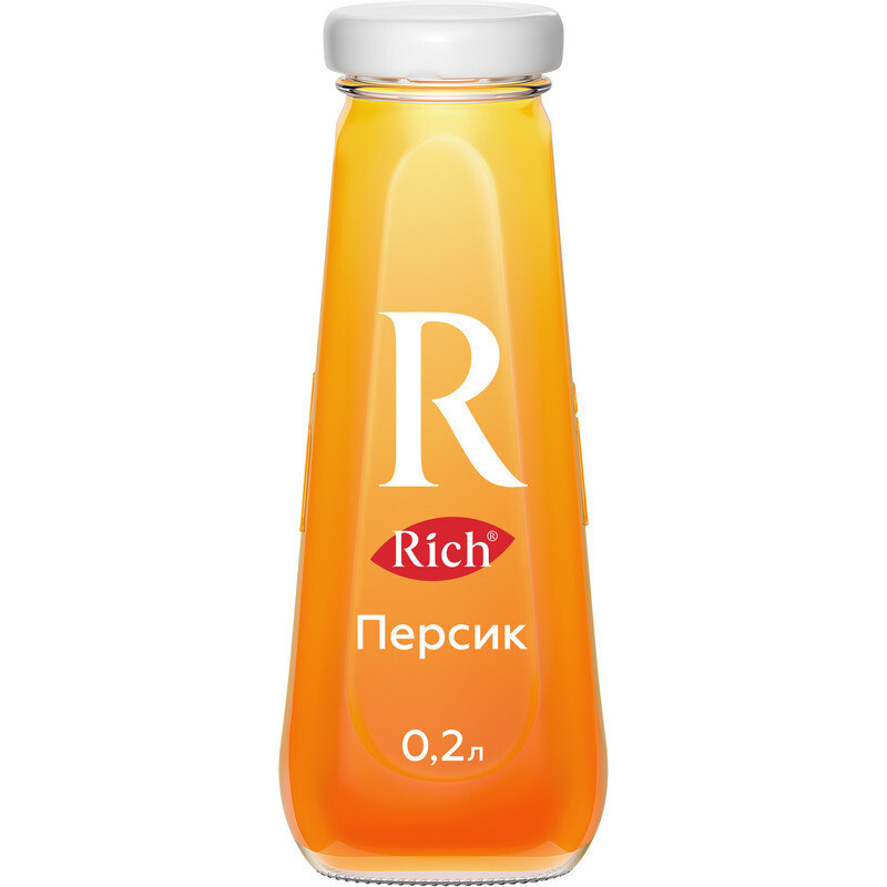 Сок Rich персиковый, 0.2 л, 12 шт./уп. #1
