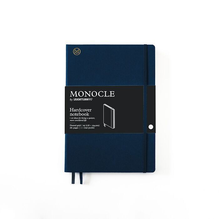 Блокнот Leuchtturm1917 Monocle B5 (17.8x25.4см.), 80г/м2, 192 стр. (96 л.), в точку, твердая обложка #1