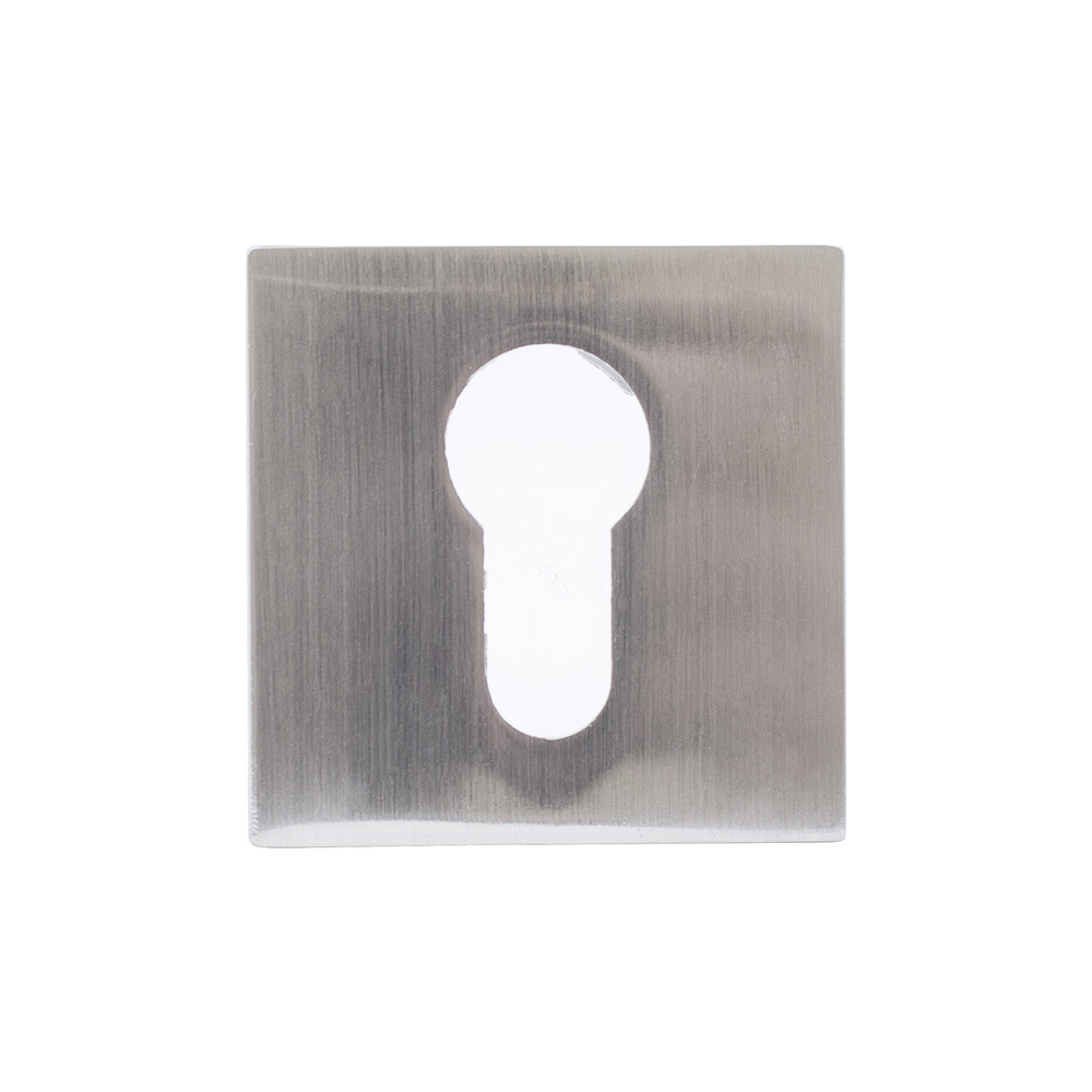 Комплект накладок дверных для цилиндрового механизма (матовый никель) АЛЛЮР АРТ ET-S2 SN(6280)  #1