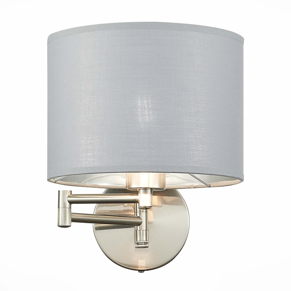 Светильник настенный бра EVOLUCE цвет серый, серебристый коллекция BRESCIA в стиле Classic цоколь E27 #1