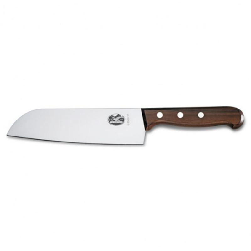 Кухонный нож Victorinox Santoku, лезвие 17 см, дерево #1