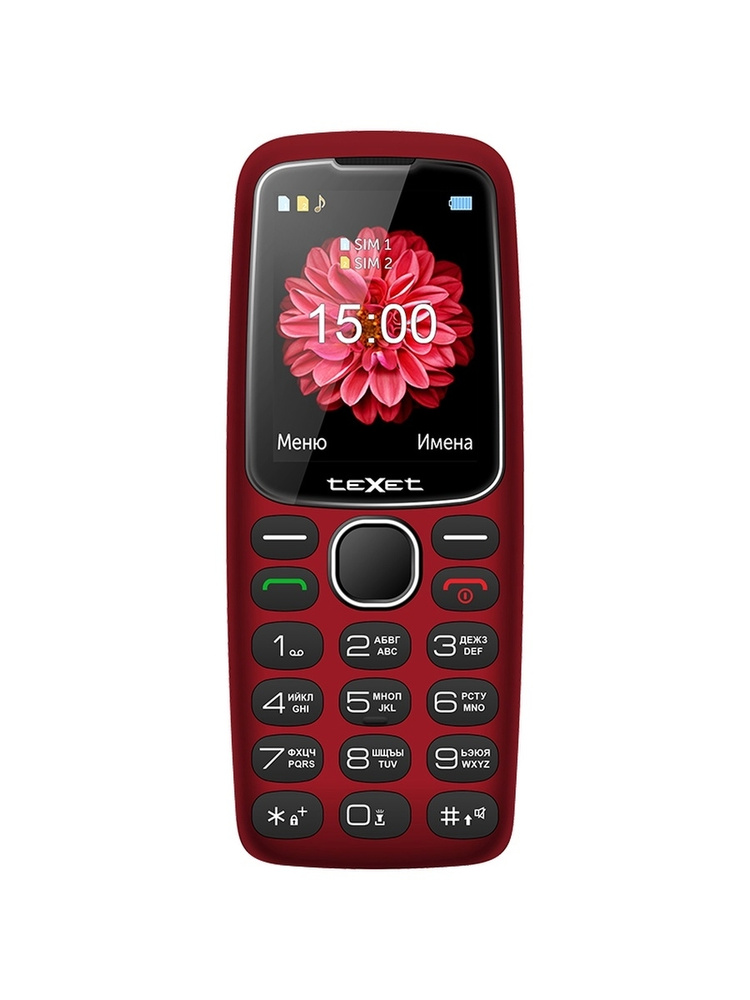 Texet Мобильный телефон ТМ-B307 красный, красный #1