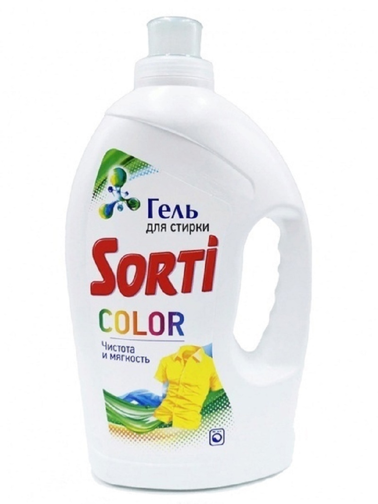 Гель для стирки Сolor Sorti для цветного белья 3400 гр #1