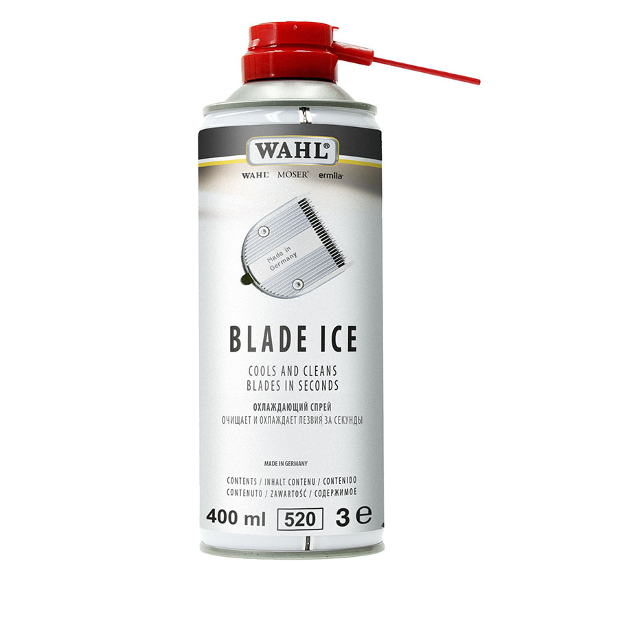 Охлаждающий спрей для машинок и триммеров Wahl 4 в 1 Blade ice, смазка, масло, нож, ножевой блок  #1