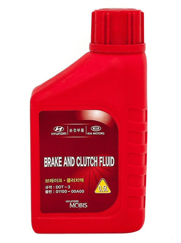 Жидкость тормозная Brake Fluid (500мл) Hyundai/Kia 01100-00A00 #1