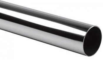 Поручень-труба НАТЕКО из нержавеющей стали, диаметр 42.4 мм, 1500 мм, для помещений (2 шт.)  #1