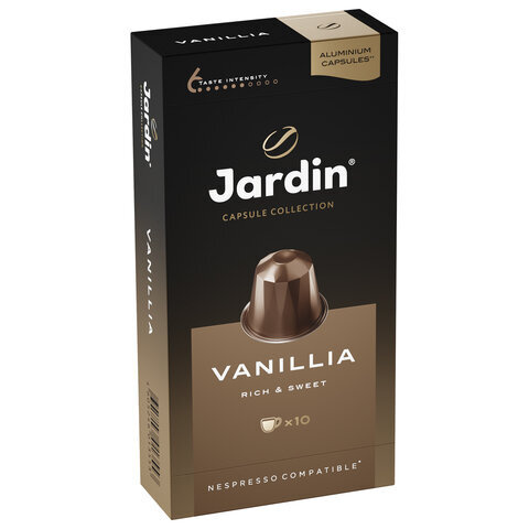 Кофе в капсулах JARDIN "Vanillia" для кофемашин Nespresso, 10 порций 3уп  #1