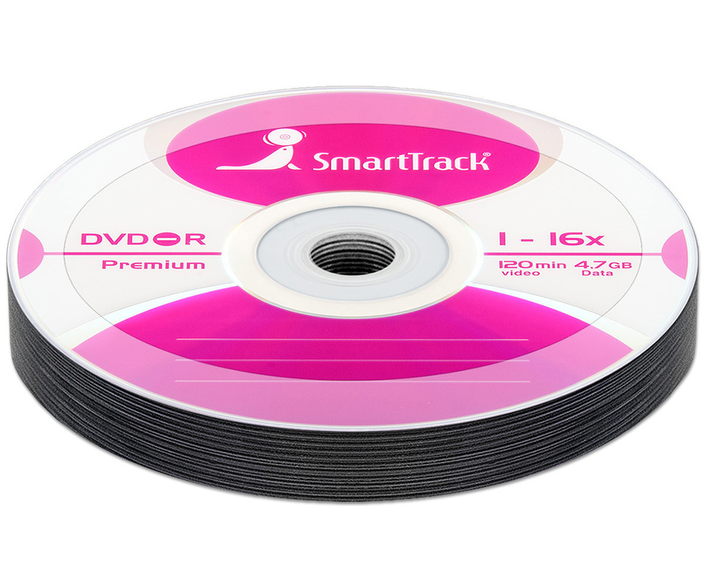 Диск SmartTrack DVD-R 4,7Gb 16x bulk, упаковка 10 шт. #1