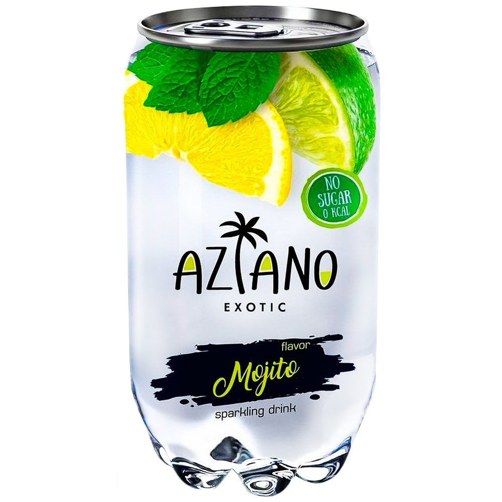 Напиток газированный Aziano Mojito 350 мл (упаковка 12 шт) #1