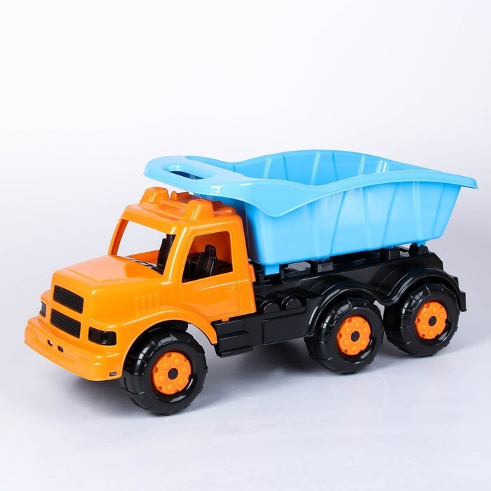 Машинка детская "Самосвал", оранжевая #1