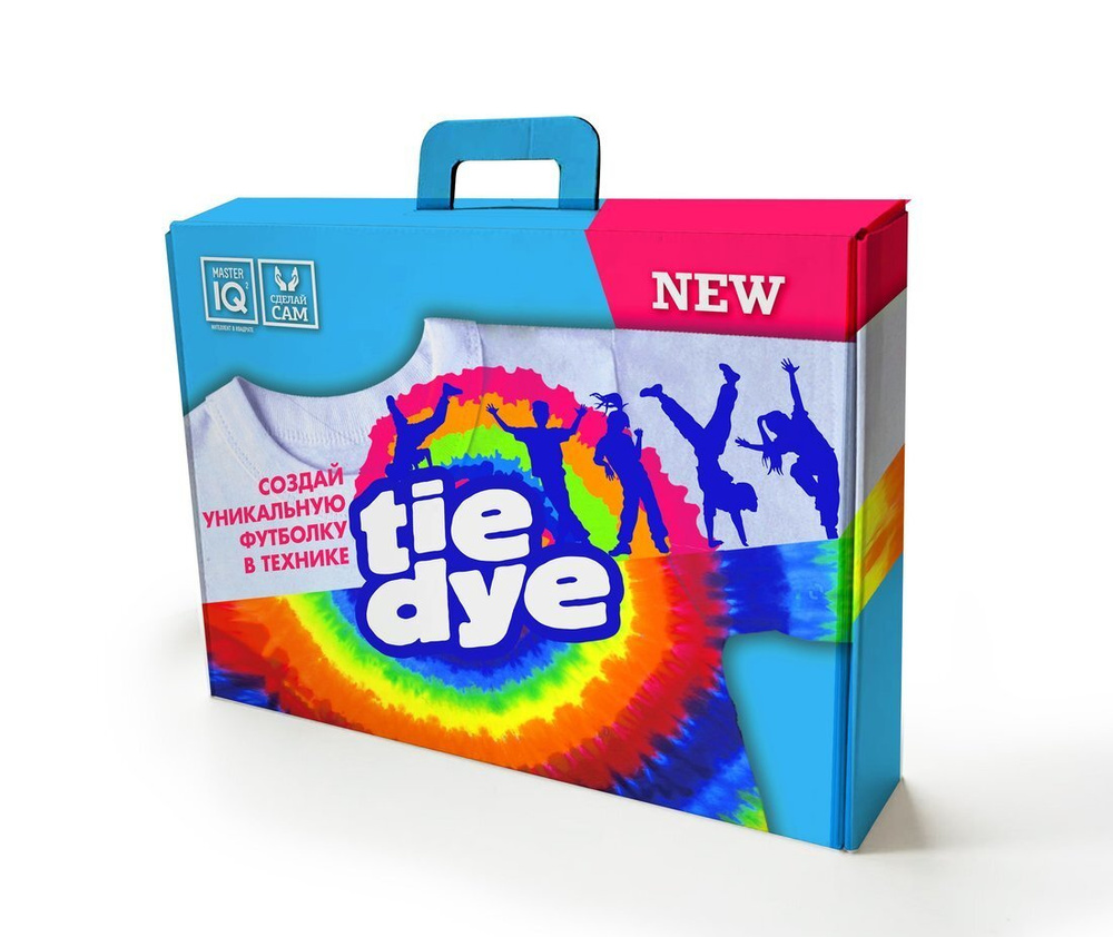 Набор для раскрашивания футболки Master IQ2 в стиле Tie dye (5001)  #1