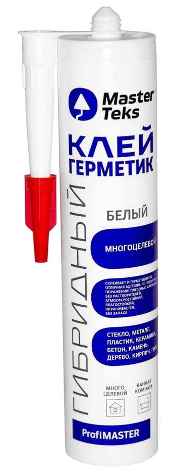 Клей-герметик многоцелевой Mastertex Hibrid 290 мл, белый #1