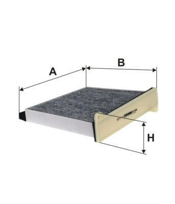 Фильтр салона FILTRON K1240A MMC Lancer Outlander уголь #1