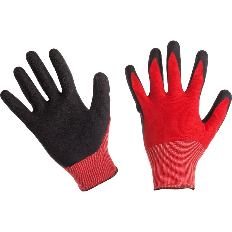 Перчатки защитные КНР нейлоновые, с полиуретановым покрытием, размер 10 (нейлон с ПУ)  #1