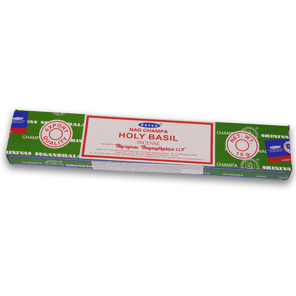 Благовония палочки Satya Nag Champa Holy Basil (Базилик) 15г., 12 шт #1