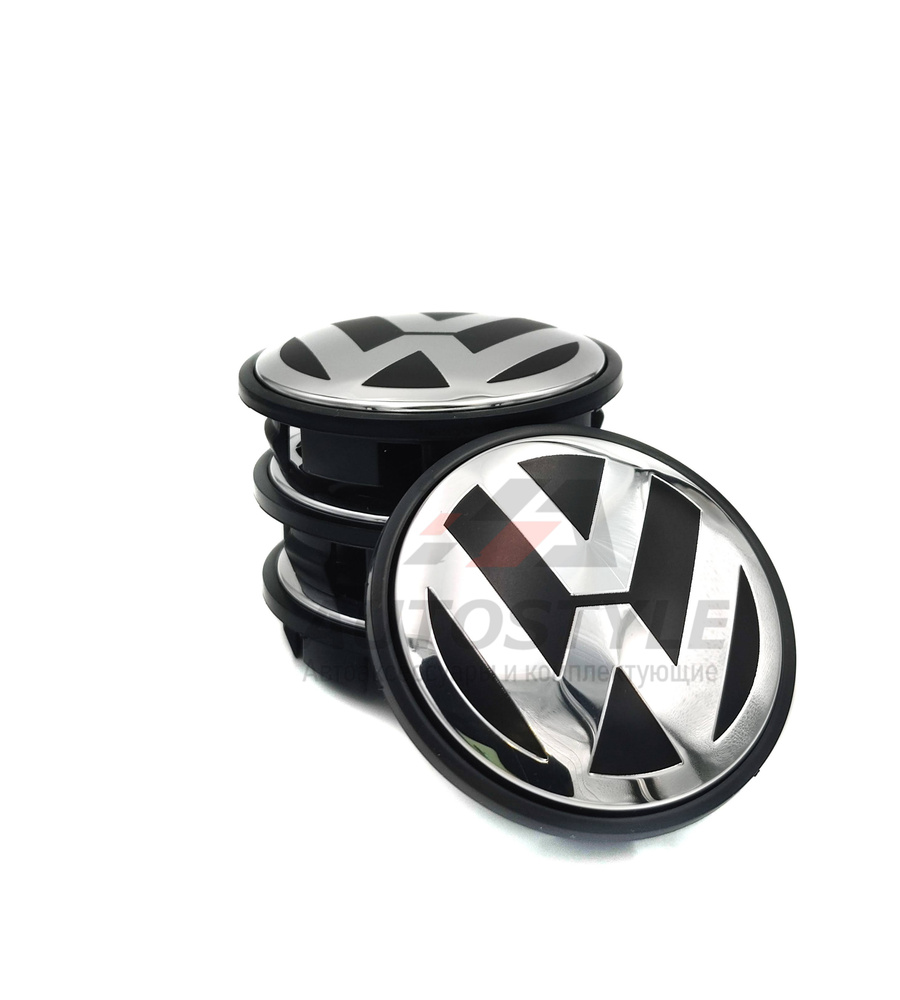 Комплект колпачков на литой диск Volkswagen 70 мм (70/62/12) 4шт. #1