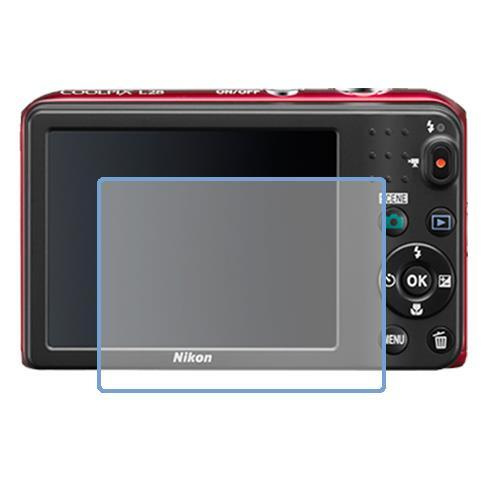 Nikon Coolpix L28 защитный экран для фотоаппарата из нано стекла 9H  #1