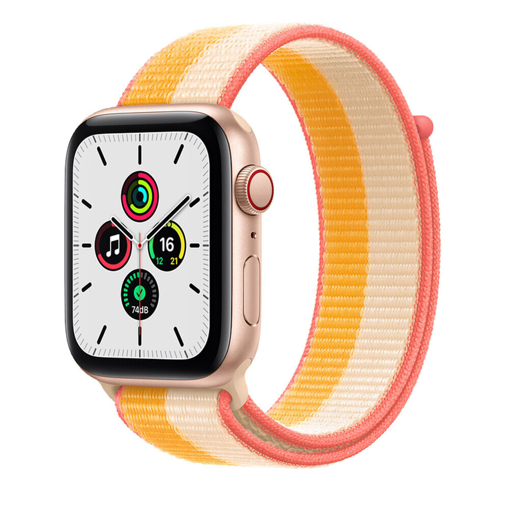 Ремешок нейлоновый Maize/White Sport Loop (Спелый маис/Белый) Apple