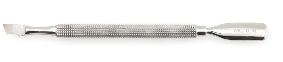 Zinger Пушер (MC0008) 2-х сторонний (лопатка широкая+топорик широкий скошенный), маникюрная лопатка серии #1