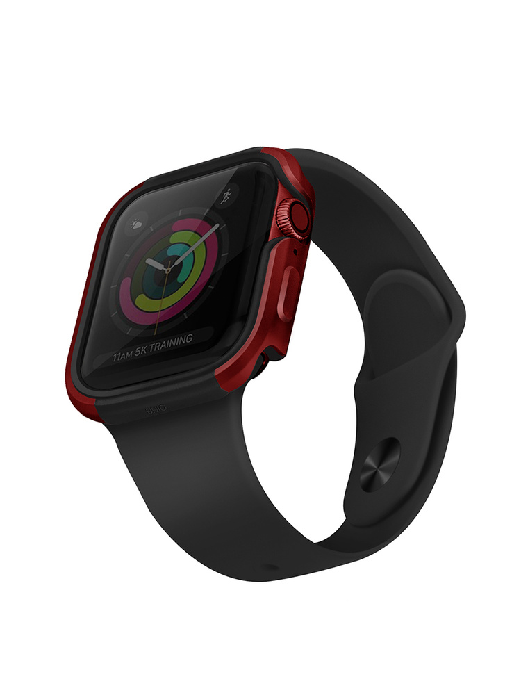 Чехол UNIQ Valencia на смарт часы Apple Watch 44 mm / мм / бампер для умных часов Эпл Вотч серии 4, 5, #1