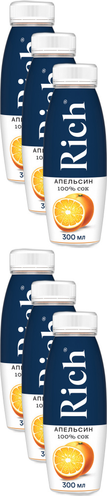 Нектар Rich апельсин-манго 300 мл в упаковке, комплект: 6 упаковок  #1