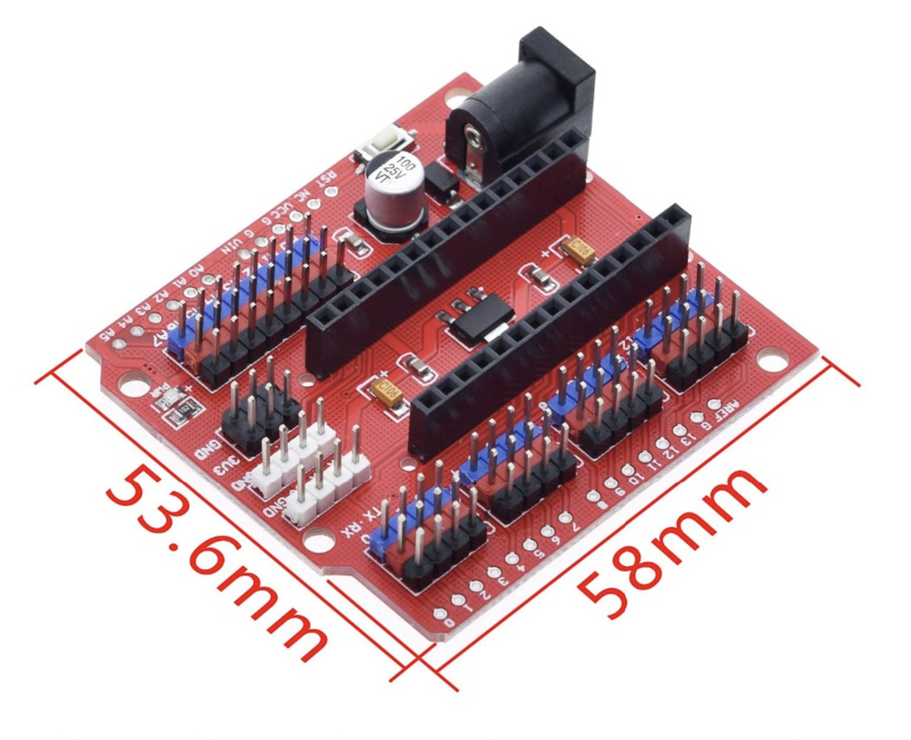 Плата расширения Arduino Nano Shield купить с доставкой по выгодным ценам в интернет магазине 2136