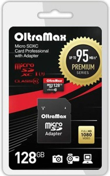 Карта памяти OltraMax 128GB,черный #1