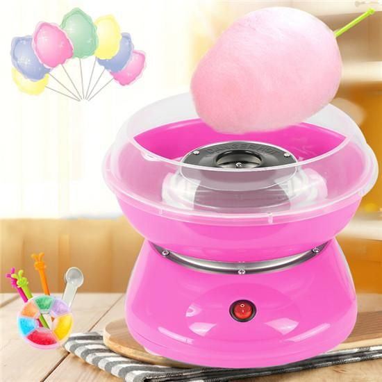 Аппарат для приготовления сахарной ватты Fresh Delicious, розовый  #1