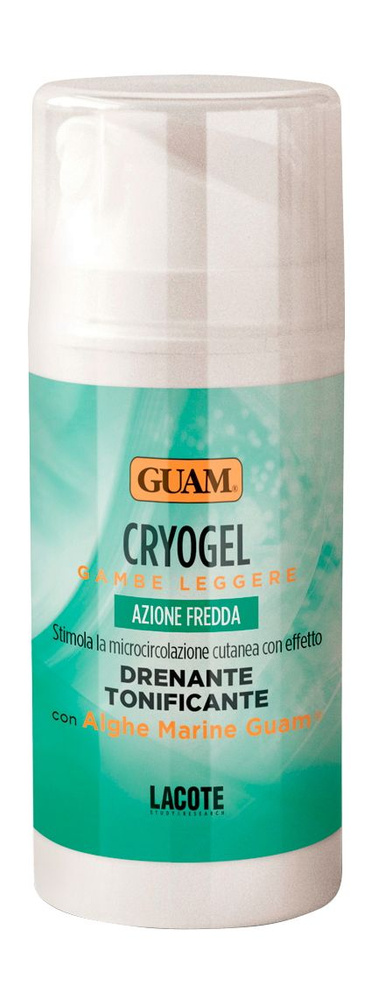 Дренажный тонизирующий криогель для ног Guam Cryogel Gambe Leggere Azione Fredda  #1