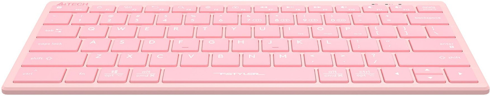 Клавиатура A4Tech Fstyler FBX51C розовый USB беспроводная BT/Radio slim Multimedia  #1