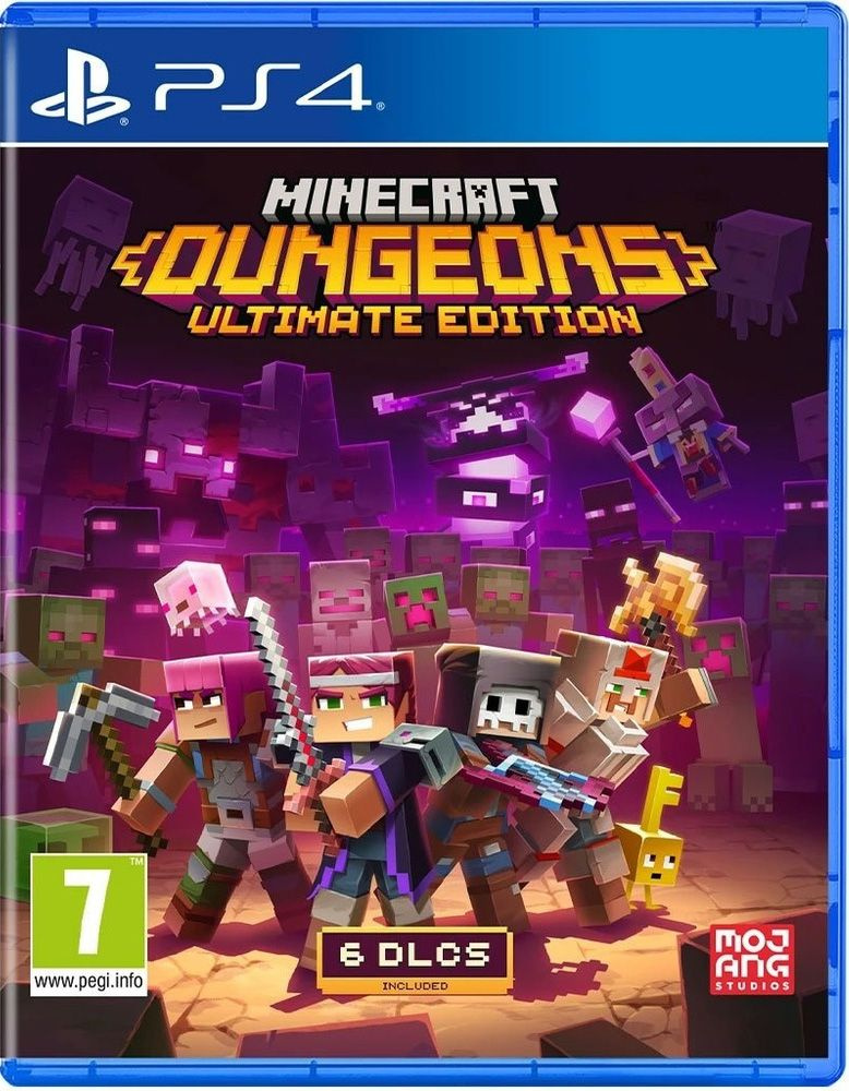 Игра Minecraft Dungeons Ultimate Edition (PlayStation 4, PlayStation 5, Русские субтитры)  #1