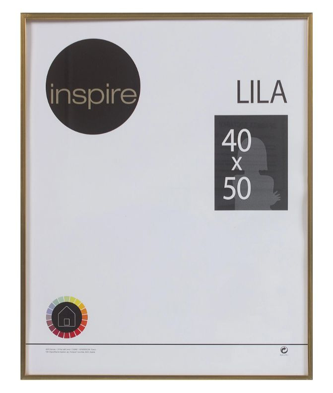 Рамка Inspire Lila 40х50 см цвет золото #1