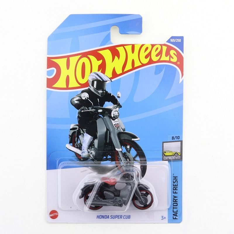 Машинка базовая Hot Wheels мотоцикл Honda Super Cub #1