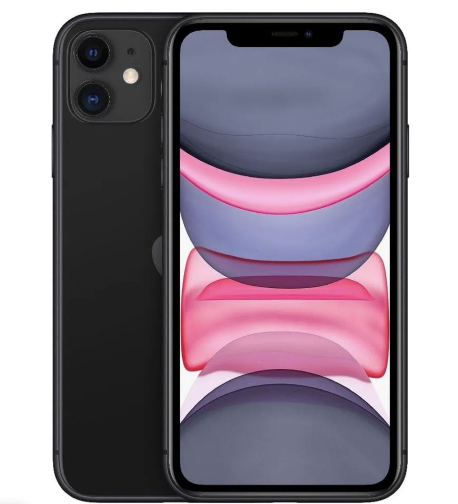 Apple Смартфон iPhone 11 Черный/Black
 4/128 ГБ, черный #1