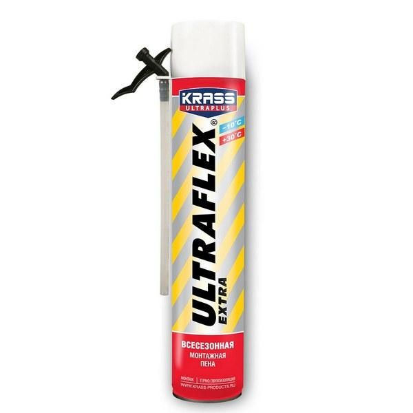 Пена монт KRASS ULTRAFLEX Extra Всесезонная 0,65 л Россия #1