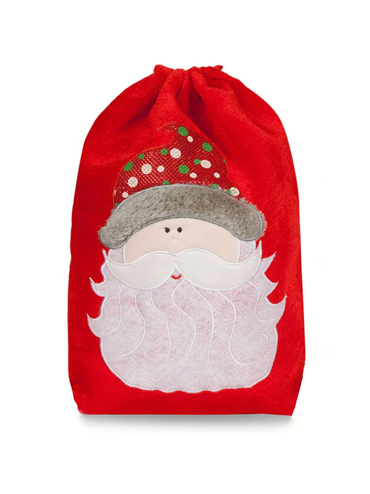 Мешок для подарков , Мешок Деда мороза для подарков новогодний (красный)  #1