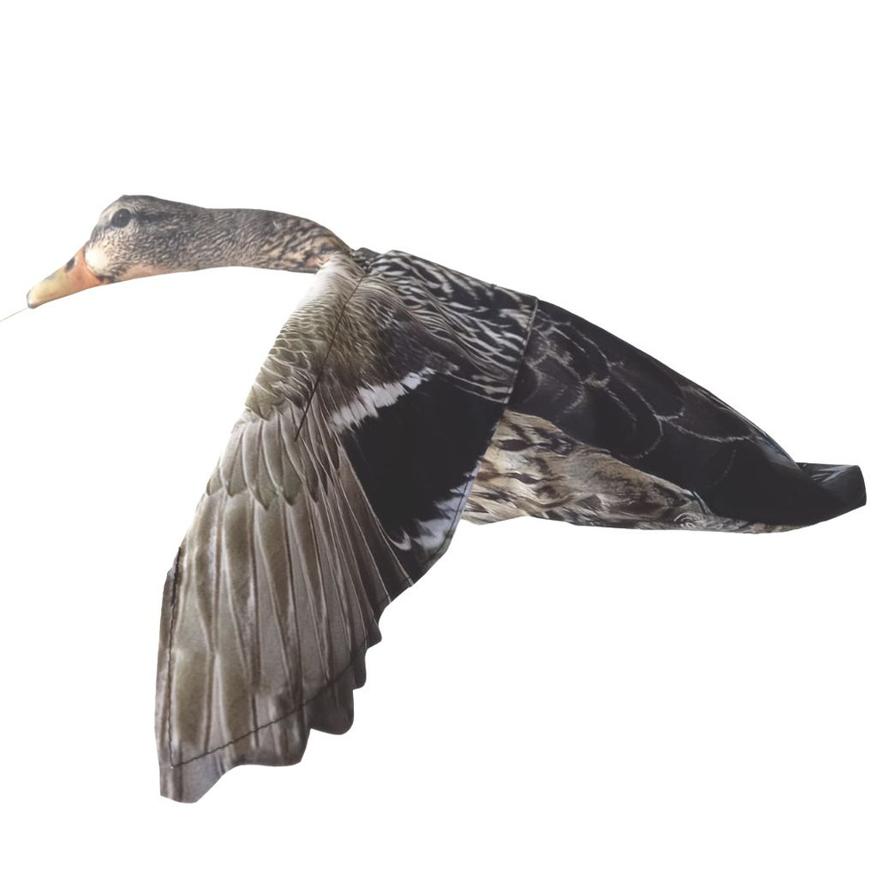 Чучело летящее серой утки - флюгер #1