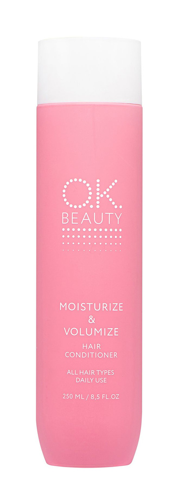 Кондиционер для увлажнения и придания объема O.K.Beauty Moisturize & Volumize Hair Conditioner  #1