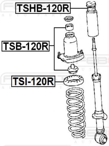 SAFEBEST Амортизатор подвески, арт. TSB120R #1