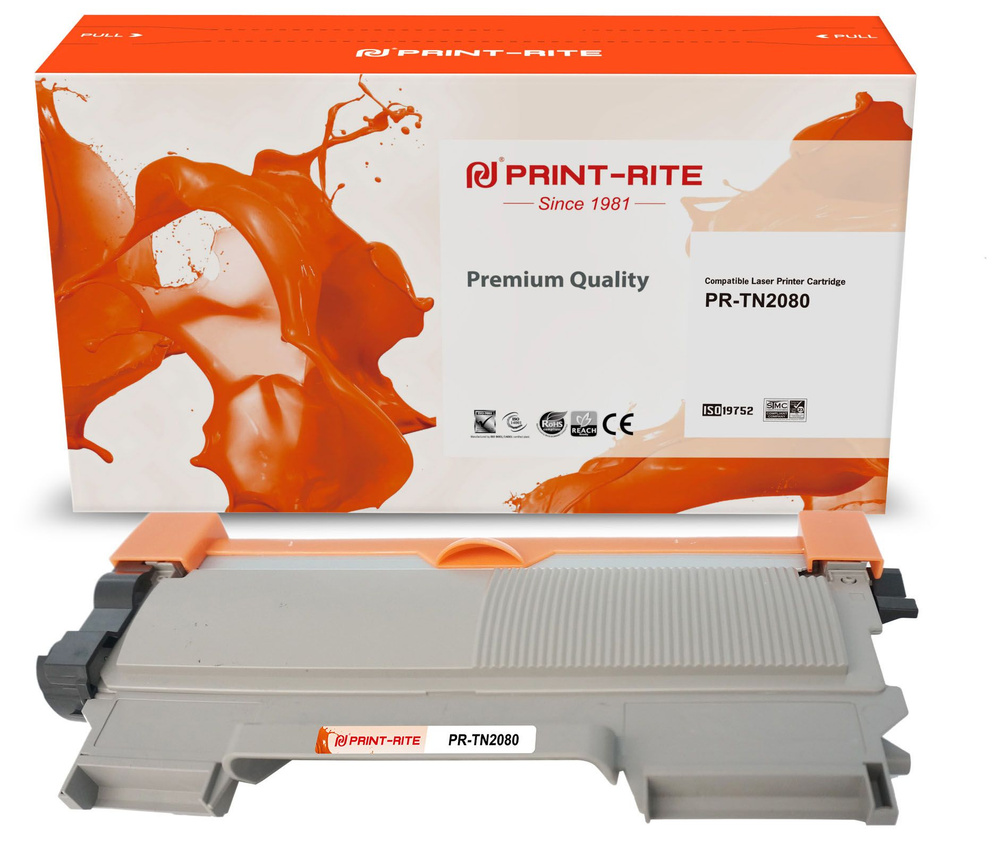 Print-Rite PR-TN2080 картридж лазерный (Brother TN-2080) черный 700 стр #1