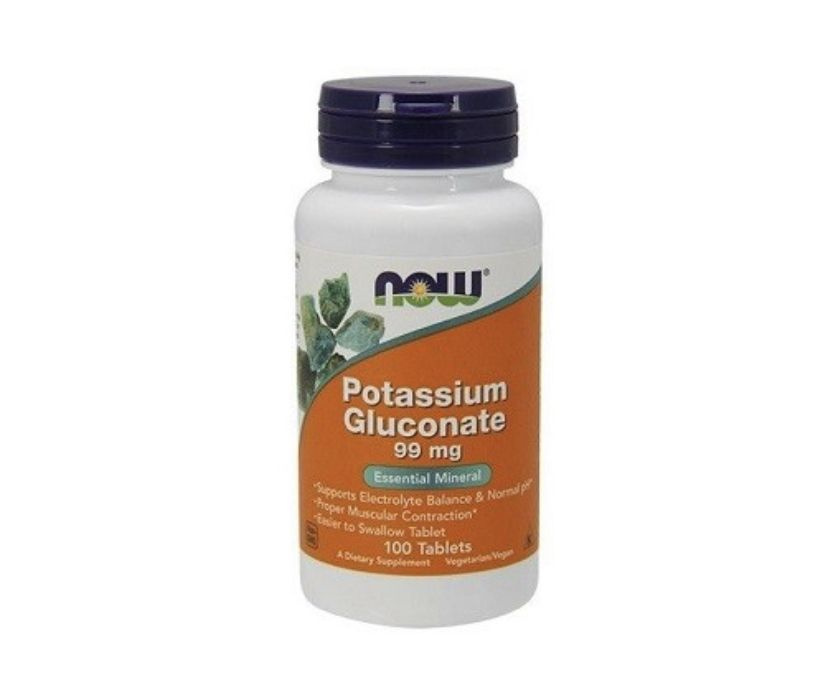 Калий NOW Potassium Gluconate 99mg (100 таб) #1