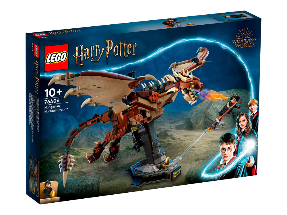 Конструктор LEGO Harry Potter Венгерский рогатый дракон, 671 деталей, 10+, 76406  #1