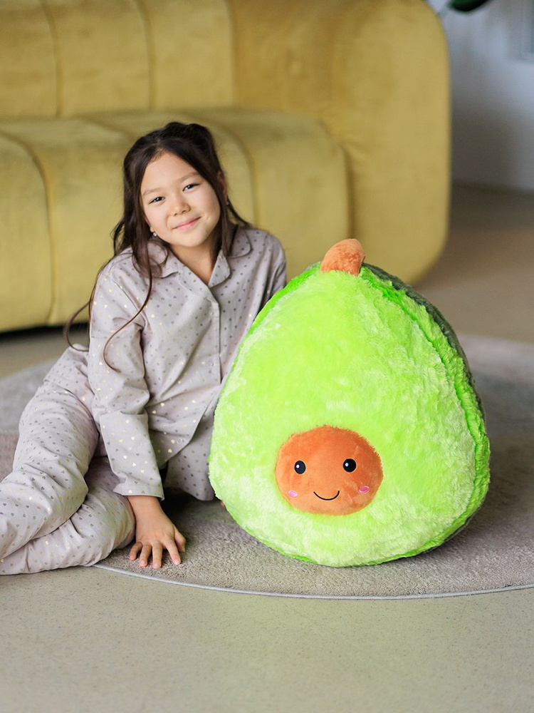 Tinni Toys Мягкая игрушка авокадо плюшевый Avocado, 60 см #1