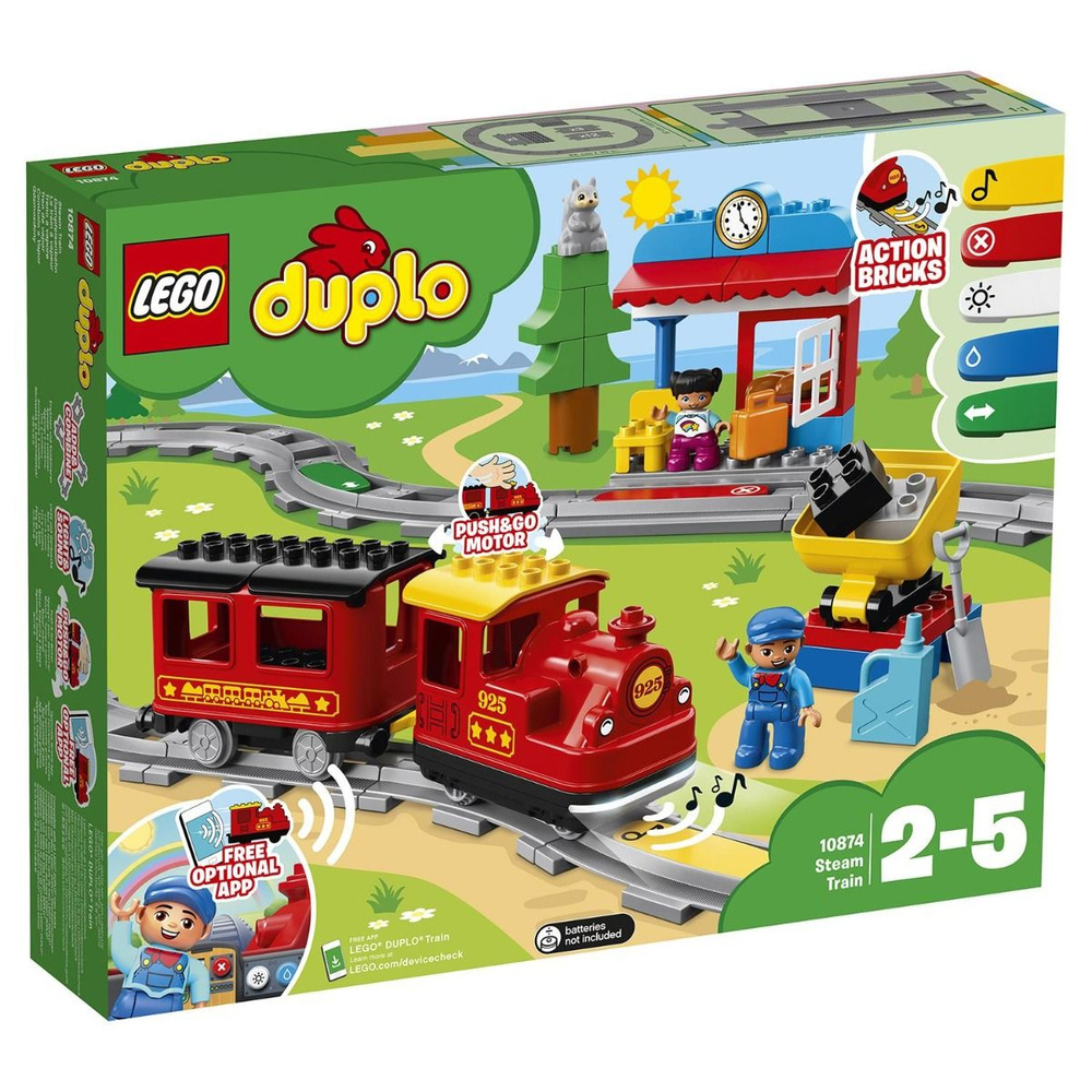 Конструктор Lego Duplo 10874 Поезд на паровой тяге #1