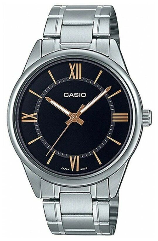 Мужские часы Casio MTP-V005D-1B5 + батарейка в подарок #1