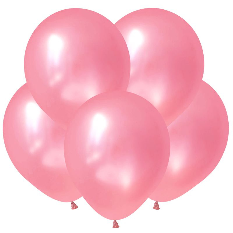 Набор воздушных шаров/Розовый, Металл / Pink /30 см/100 шт. #1